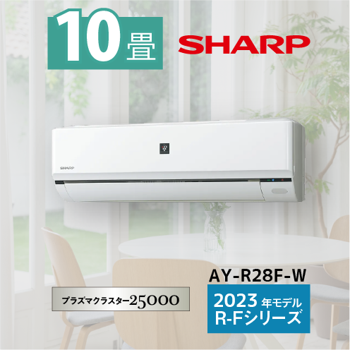 プラズマクラスター25000「スタンダードモデル 」[ホワイト系]主に10畳AY-R28F-W