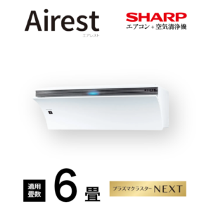 Airest[ホワイト系]主に6畳AY-R22P-W